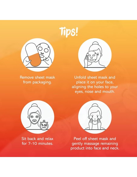 7Th Heaven Nutriactive Vitamin C Serum Capsule Sheet Mask 7Th Heaven Nutriactive Vitamin C Serum Capsule Sheet Mask