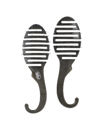 Wet Brush Shower Detangler Brush Black Glitter