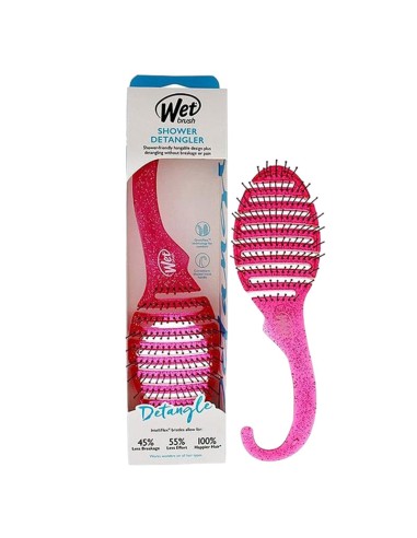 Wet Brush Shower Detangler Brush Pink Glitter Wet Brush Shower Detangler Brush Pink Glitter