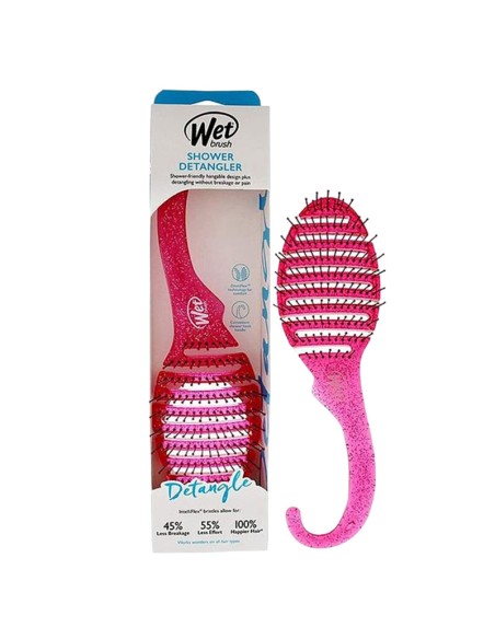 Wet Brush Shower Detangler Brush Pink Glitter Wet Brush Shower Detangler Brush Pink Glitter