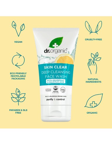 Skin Clear Organic Tea Tree Deep Pore Cleansing Face Wash Skin Clear Organic Tea Tree Deep Pore Cleansing Face Wash