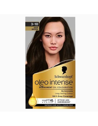 Schwarzkopf Oleo Intense Permanent Oil Colouration 3 -10 Deep Brown