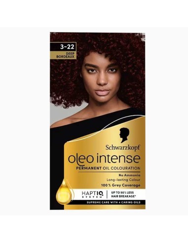 Schwarzkopf Oleo Intense Permanent Oil Colouration 3-22 Deep Bordeaux