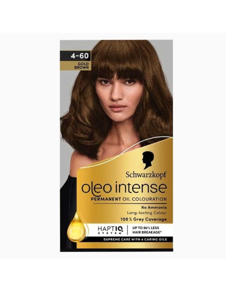 Schwarzkopf Oleo Intense Permanent Oil Colouration 4-60 Gold Brown