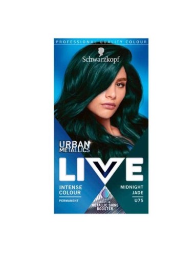 Live Urban Metallics Intense Permanent Colour U75 Midnight Jade Live Urban Metallics Intense Permanent Colour U75 Midnight Jade