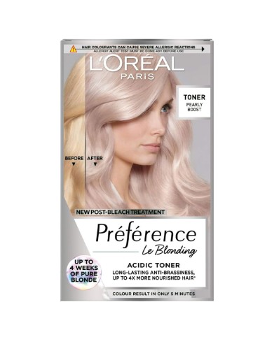 Preference Le Blonding Acidic Toner Pearly Boost Preference Le Blonding Acidic Toner Pearly Boost