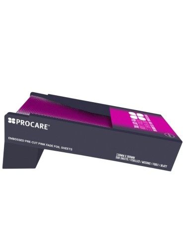 Procare Superwide Extra Long Pre Cut Foil Pink
