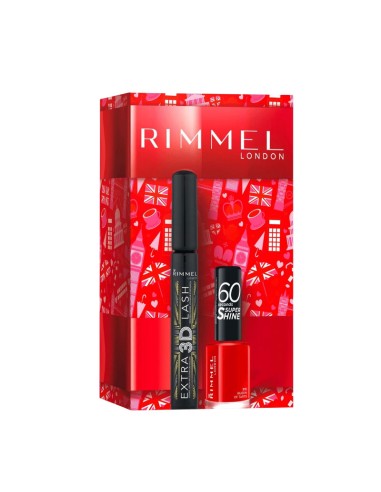 Rimmel Extra 3D Lash Mascara Nail Polish Mini Gift Set Rimmel Extra 3D Lash Mascara Nail Polish Mini Gift Set