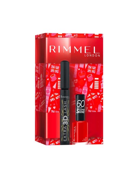 Rimmel Extra 3D Lash Mascara Nail Polish Mini Gift Set