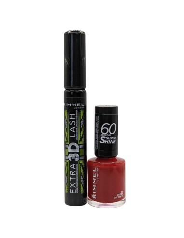 Rimmel Extra 3D Lash Mascara Nail Polish Mini Gift Set Rimmel Extra 3D Lash Mascara Nail Polish Mini Gift Set