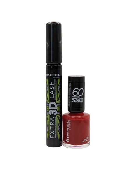 Rimmel Extra 3D Lash Mascara Nail Polish Mini Gift Set Rimmel Extra 3D Lash Mascara Nail Polish Mini Gift Set