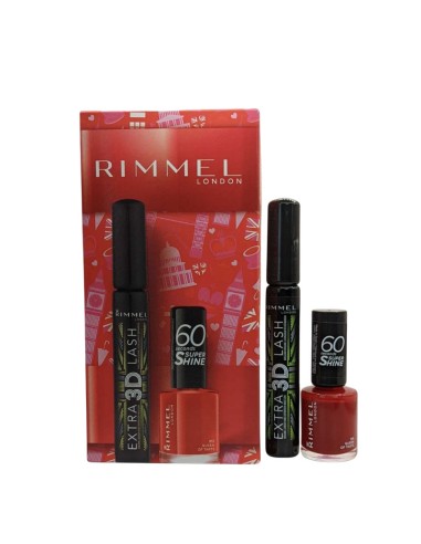 Rimmel Extra 3D Lash Mascara Nail Polish Mini Gift Set Rimmel Extra 3D Lash Mascara Nail Polish Mini Gift Set