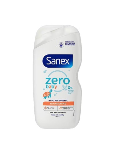 Sanex Zero Baby Nourishing Bath Wash And Shampoo Sanex Zero Baby Nourishing Bath Wash And Shampoo
