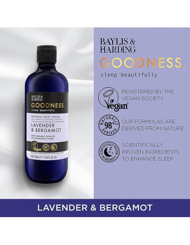 Baylis And Harding Goodness Lavender And Bergamot Natural Body Wash Baylis And Harding Goodness Lavender And Bergamot Natural Body Wash