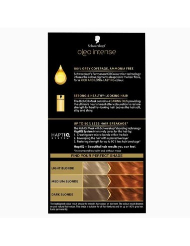 Schwarzkopf Oleo Intense Permanent Oil Colouration 7 77 Copper Red Schwarzkopf Oleo Intense Permanent Oil Colouration 7 77 Copper Red