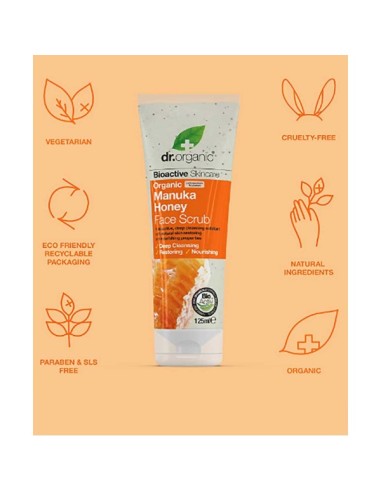Bioactive Skincare Organic Manuka Honey Face Scrub Bioactive Skincare Organic Manuka Honey Face Scrub