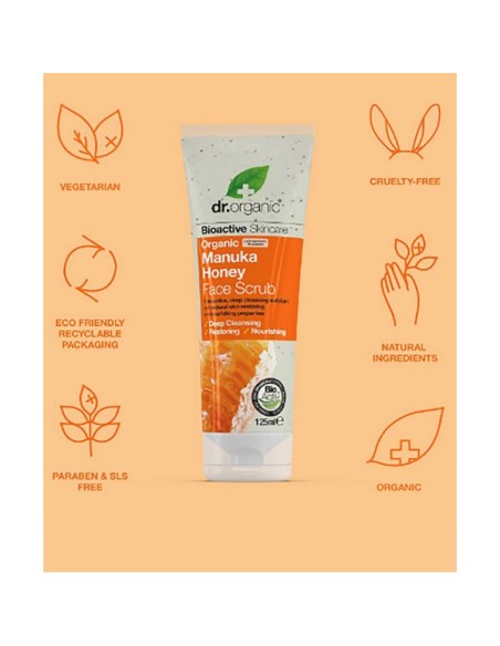 Bioactive Skincare Organic Manuka Honey Face Scrub Bioactive Skincare Organic Manuka Honey Face Scrub