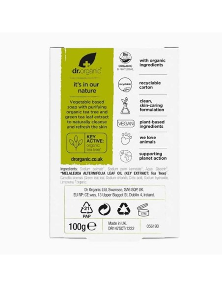 Bioactive Skincare Organic Tea Tree Soap