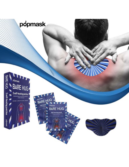 Pop Mask Bare Hug 3 Self Heating Patches Pop Mask Bare Hug 3 Self Heating Patches