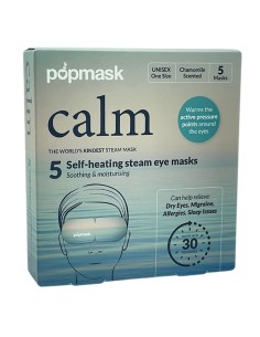 PopMask Calm 5 Self Heating Steam Eye Mask