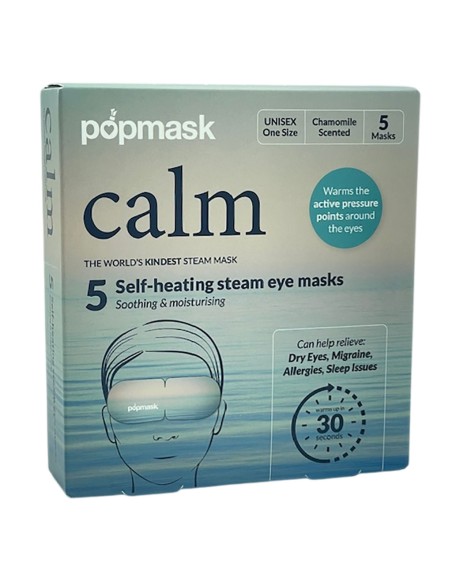 PopMask Calm 5 Self Heating Steam Eye Mask