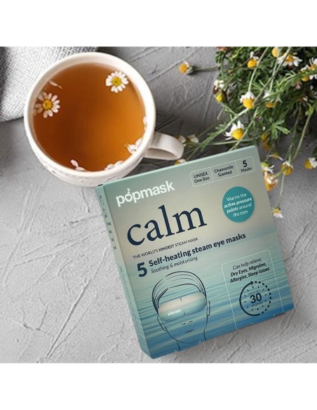 PopMask Calm 5 Self Heating Steam Eye Mask PopMask Calm 5 Self Heating Steam Eye Mask