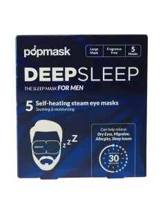 Pop Mask Deep Sleep Self-Heating Eye Masks For Men