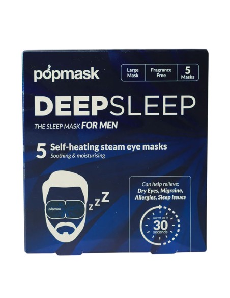 Pop Mask Deep Sleep Self-Heating Eye Masks For Men