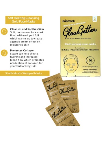 Pop Mask Glow Getter 3 Self-Warming Steam Mask Pop Mask Glow Getter 3 Self-Warming Steam Mask