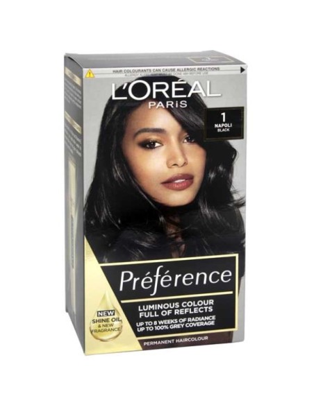 Loreal Paris Preference Hair Color 1 Napoli Black