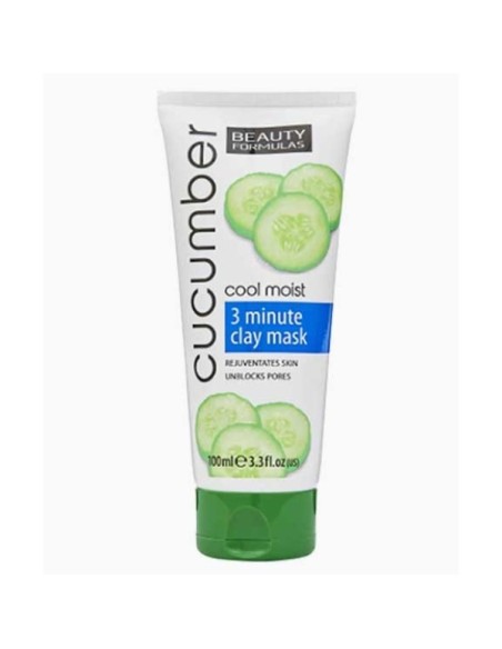 Beauty Formulas Cucumber Cool Moist 3 Min Clay Mask Beauty Formulas Cucumber Cool Moist 3 Min Clay Mask