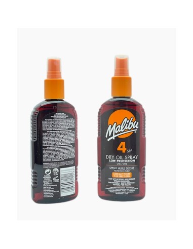 Malibu Dry Oil Spray With SPF4 Malibu Dry Oil Spray With SPF4