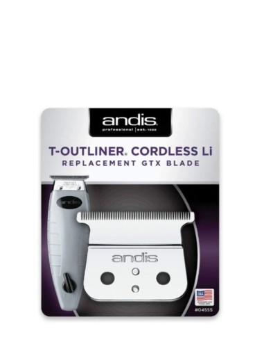 Andis T Outliner Cordless Li Replacement GTX Blade 04555