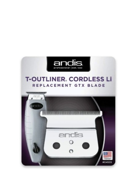 Andis T Outliner Cordless Li Replacement GTX Blade 04555