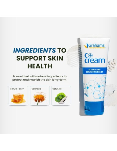 Grahams Natural Skin C+ Eczema & Dermatitis Relief Cream Grahams Natural Skin C+ Eczema & Dermatitis Relief Cream