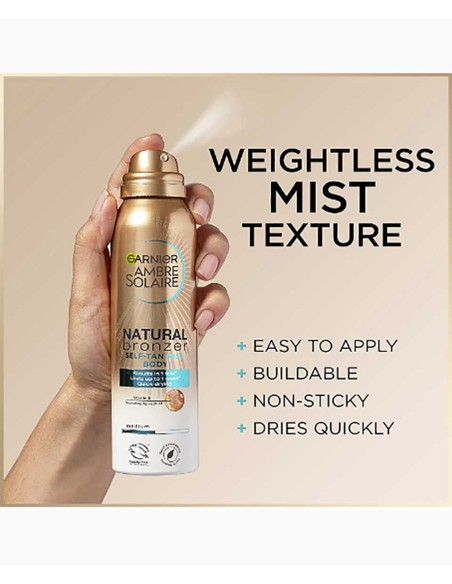 Ambre Solaire Natural Bronzer Self Tan Body Mist Medium Ambre Solaire Natural Bronzer Self Tan Body Mist Medium