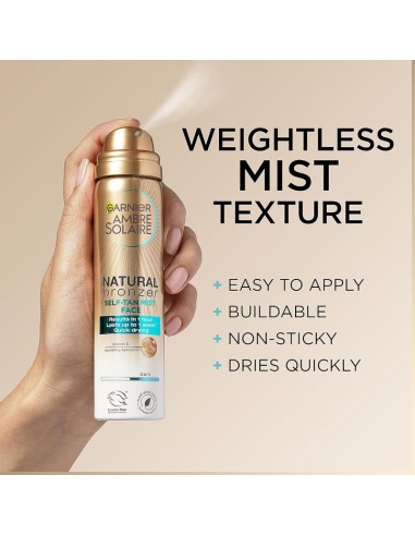 Ambre Solaire Natural Bronzer Self Tan Body Mist Dark Ambre Solaire Natural Bronzer Self Tan Body Mist Dark