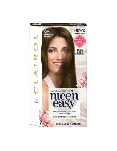 Clairol Nice N Easy Permanent Colors 6A Natural Light Ash Brown Clairol Nice N Easy Permanent Colors 6A Natural Light Ash Brown