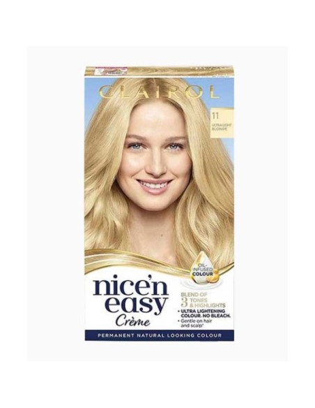 Nice N Easy Creme Permanent Color 11 Ultra Light Blonde Nice N Easy Creme Permanent Color 11 Ultra Light Blonde