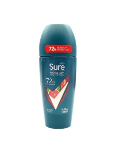 Sure Men Nonstop 72H Protection Anti Perspirant Roll On Ultra Fresh