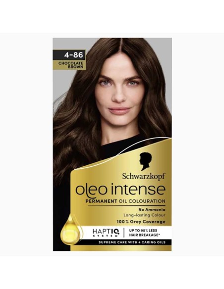 Schwarzkopf Oleo Intense Permanent Oil Colouration - 4 86 Chocolate Brown
