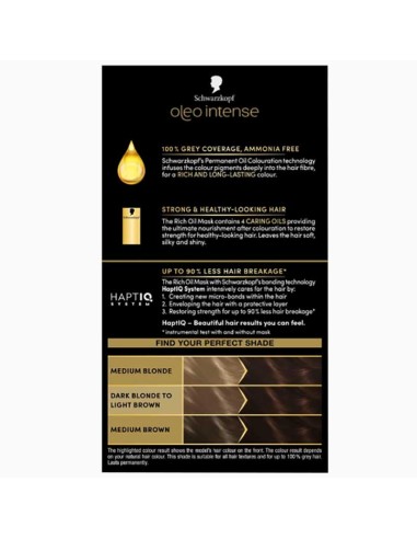 Schwarzkopf Oleo Intense Permanent Oil Colouration - 4 86 Chocolate Brown Schwarzkopf Oleo Intense Permanent Oil Colouration - 4 86 Chocolate Brown