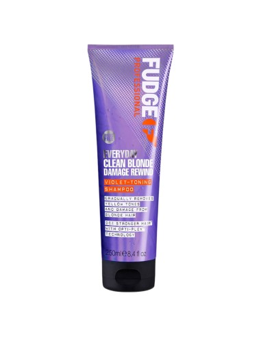 Fudge Everyday Clean Blonde Damage Rewind Violet Toning Shampoo Fudge Everyday Clean Blonde Damage Rewind Violet Toning Shampoo