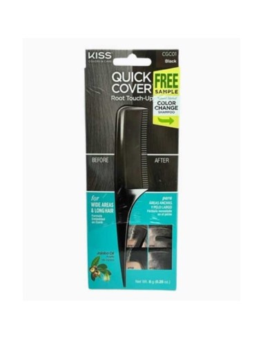 Kiss New York ProfessionalQuick Cover Gray Hair Touch Up Comb CGC01 Kiss New York ProfessionalQuick Cover Gray Hair Touch Up Comb CGC01