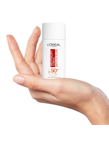 Loreal Revitalift Clinical Daily Anti UV Fluid SPF 50 Plus Loreal Revitalift Clinical Daily Anti UV Fluid SPF 50 Plus