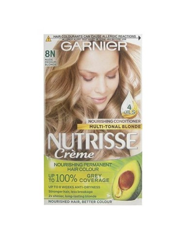 Nutrisse Creme Permanent Nourishing Hair Color 8N Nude Medium Blonde Nutrisse Creme Permanent Nourishing Hair Color 8N Nude Medium Blonde