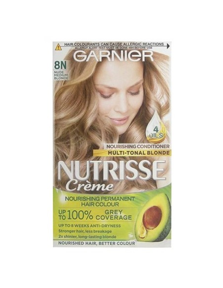 Nutrisse Creme Permanent Nourishing Hair Color 8N Nude Medium Blonde Nutrisse Creme Permanent Nourishing Hair Color 8N Nude Medium Blonde