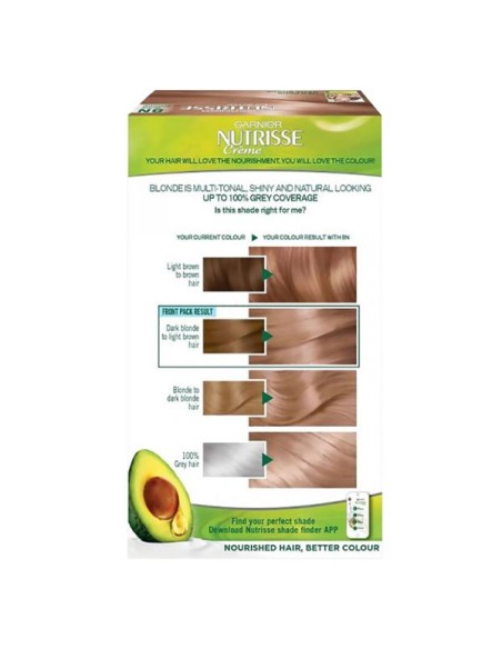 Nutrisse Creme Permanent Nourishing Hair Color 8N Nude Medium Blonde Nutrisse Creme Permanent Nourishing Hair Color 8N Nude Medium Blonde