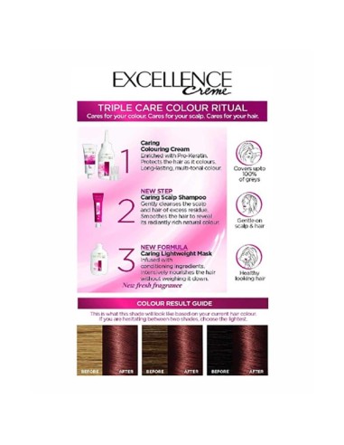 Excellence Creme Triple Care Colour 5.5 Natural Mahogany Brown Excellence Creme Triple Care Colour 5.5 Natural Mahogany Brown