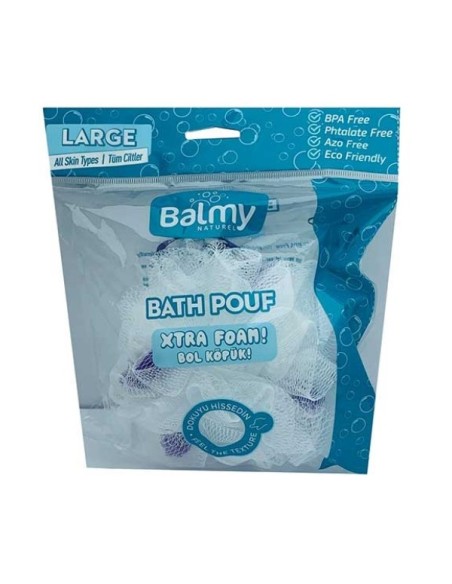 Balmy Easy Foaming Bath Pouf Large